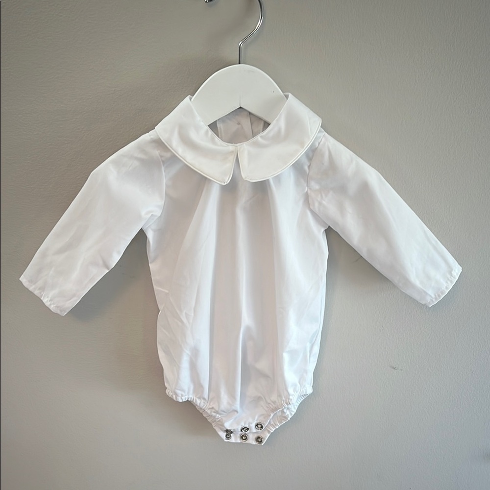 TBBC - Baby White Long Sleeve Bodysuit